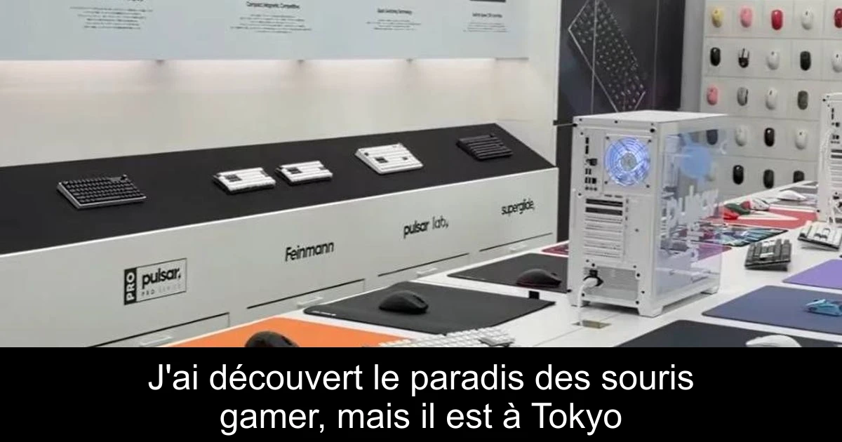 J'ai découvert le paradis des souris gamer, mais il est à Tokyo