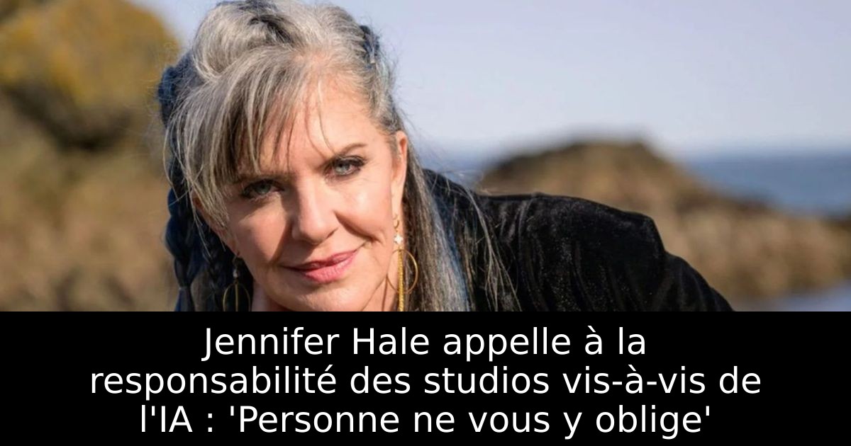 Jennifer Hale appelle à la responsabilité des studios vis-à-vis de l'IA : 'Personne ne vous y oblige'