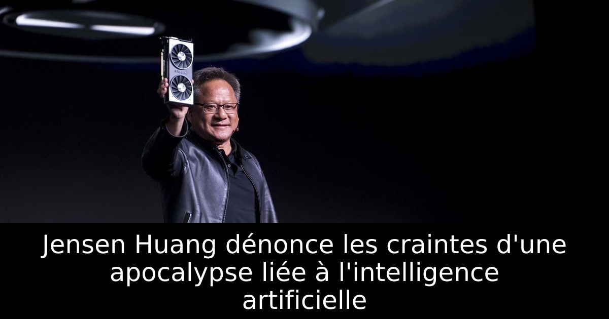 Jensen Huang dénonce les craintes d'une apocalypse liée à l'intelligence artificielle