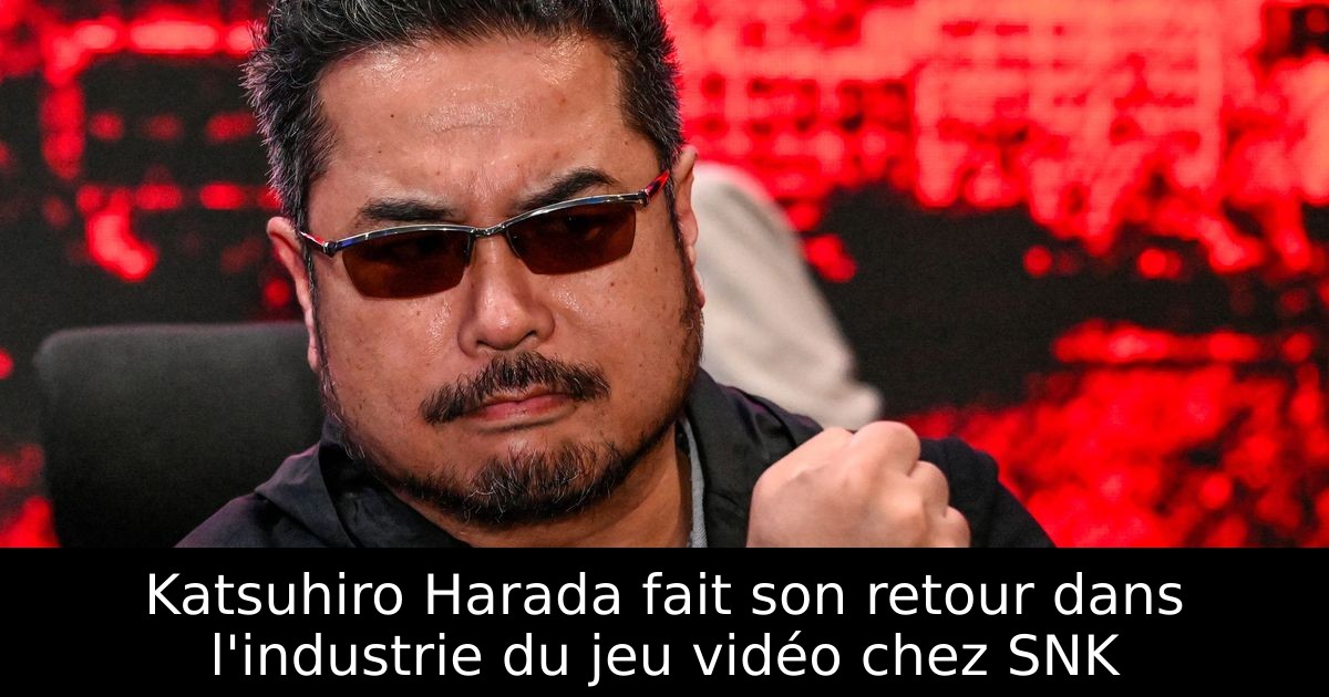 Katsuhiro Harada fait son retour dans l'industrie du jeu vidéo chez SNK