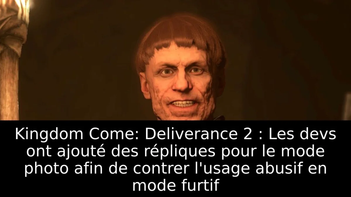 Kingdom Come: Deliverance 2 : Les devs ont ajouté des répliques pour le mode photo afin de contrer l'usage abusif en mode furtif
