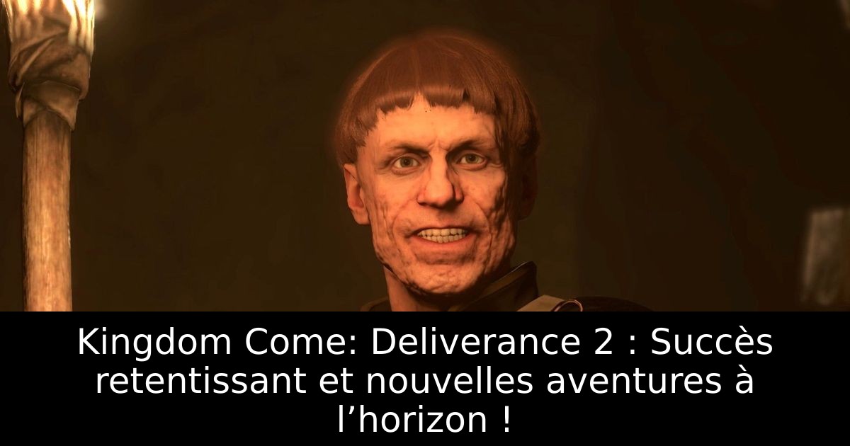 Kingdom Come: Deliverance 2 : Succès retentissant et nouvelles aventures à l’horizon !