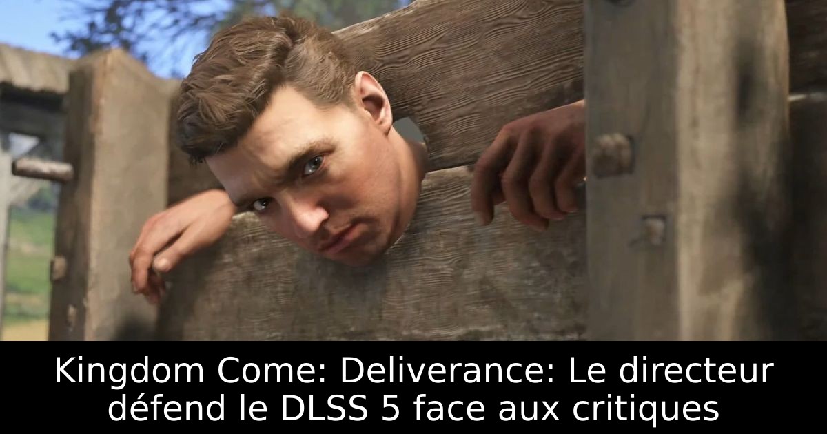 Kingdom Come: Deliverance: Le directeur défend le DLSS 5 face aux critiques