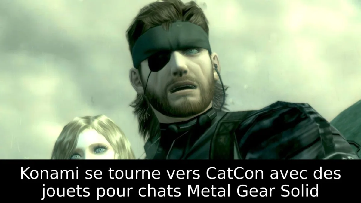 Konami se tourne vers CatCon avec des jouets pour chats Metal Gear Solid