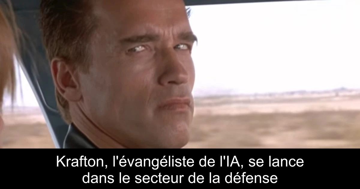 Krafton, l'évangéliste de l'IA, se lance dans le secteur de la défense