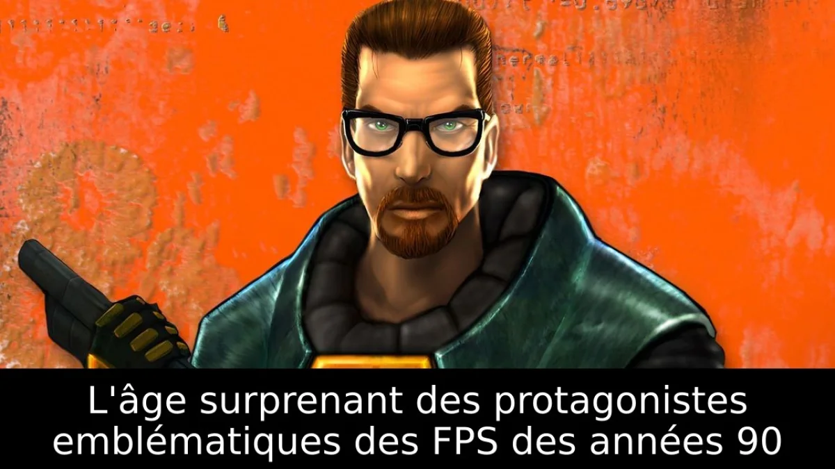 L'âge surprenant des protagonistes emblématiques des FPS des années 90