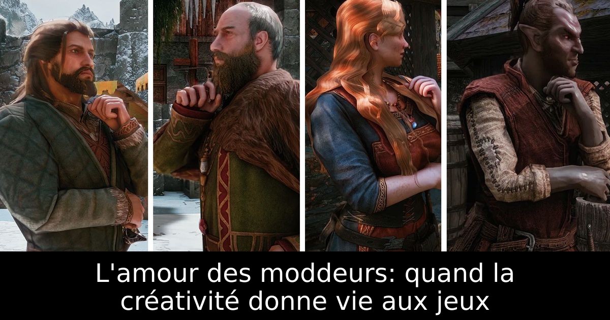 L'amour des moddeurs: quand la créativité donne vie aux jeux