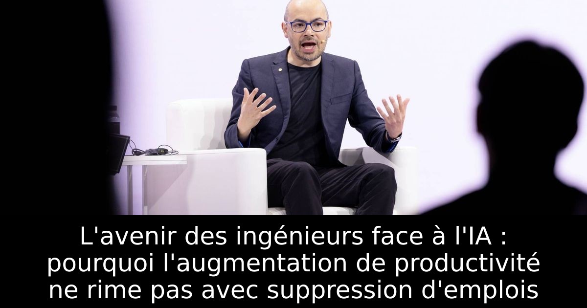 L'avenir des ingénieurs face à l'IA : pourquoi l'augmentation de productivité ne rime pas avec suppression d'emplois