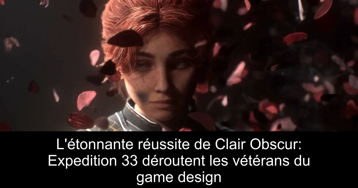 L'étonnante réussite de Clair Obscur: Expedition 33 déroutent les vétérans du game design