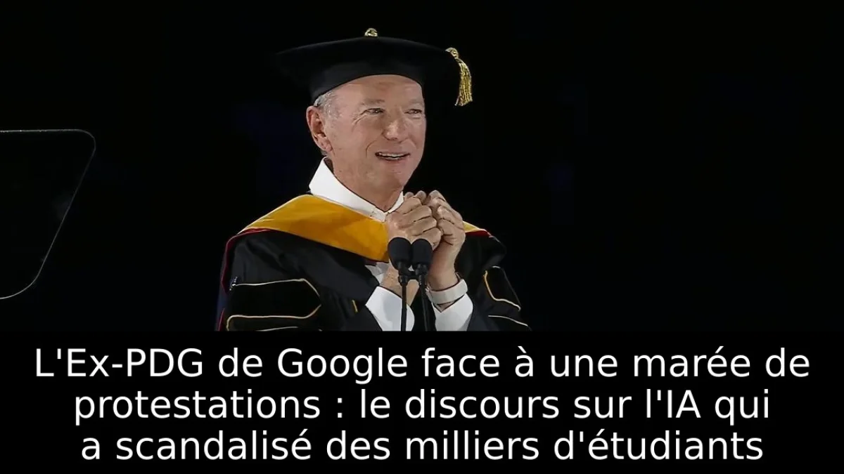 L'Ex-PDG de Google face à une marée de protestations : le discours sur l'IA qui a scandalisé des milliers d'étudiants