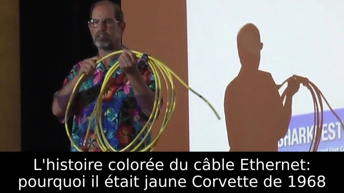 L'histoire colorée du câble Ethernet: pourquoi il était jaune Corvette de 1968
