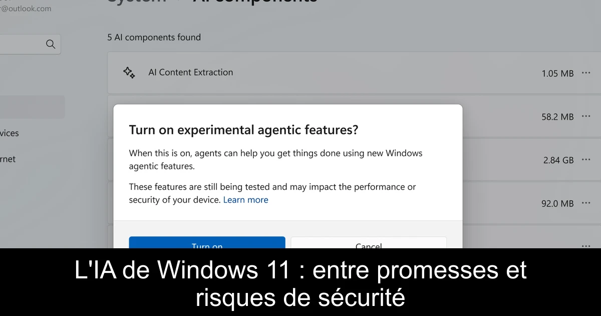 L'IA de Windows 11 : entre promesses et risques de sécurité