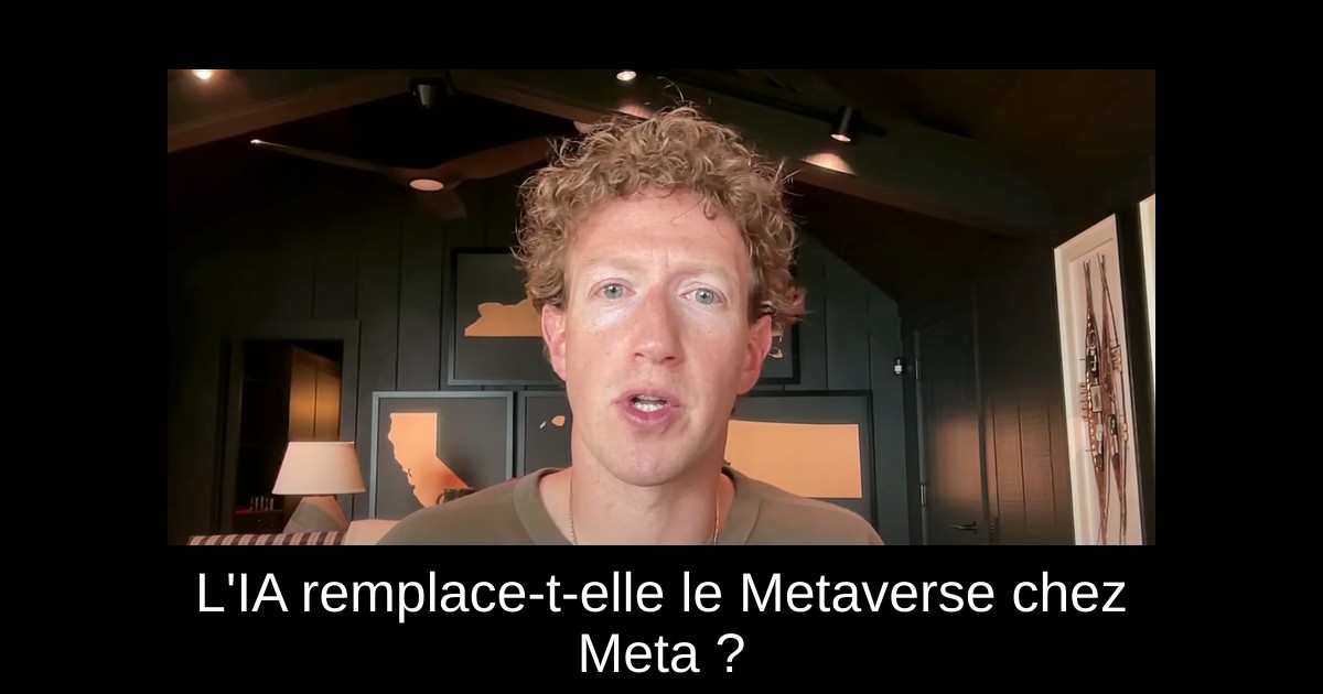 L'IA remplace-t-elle le Metaverse chez Meta ?
