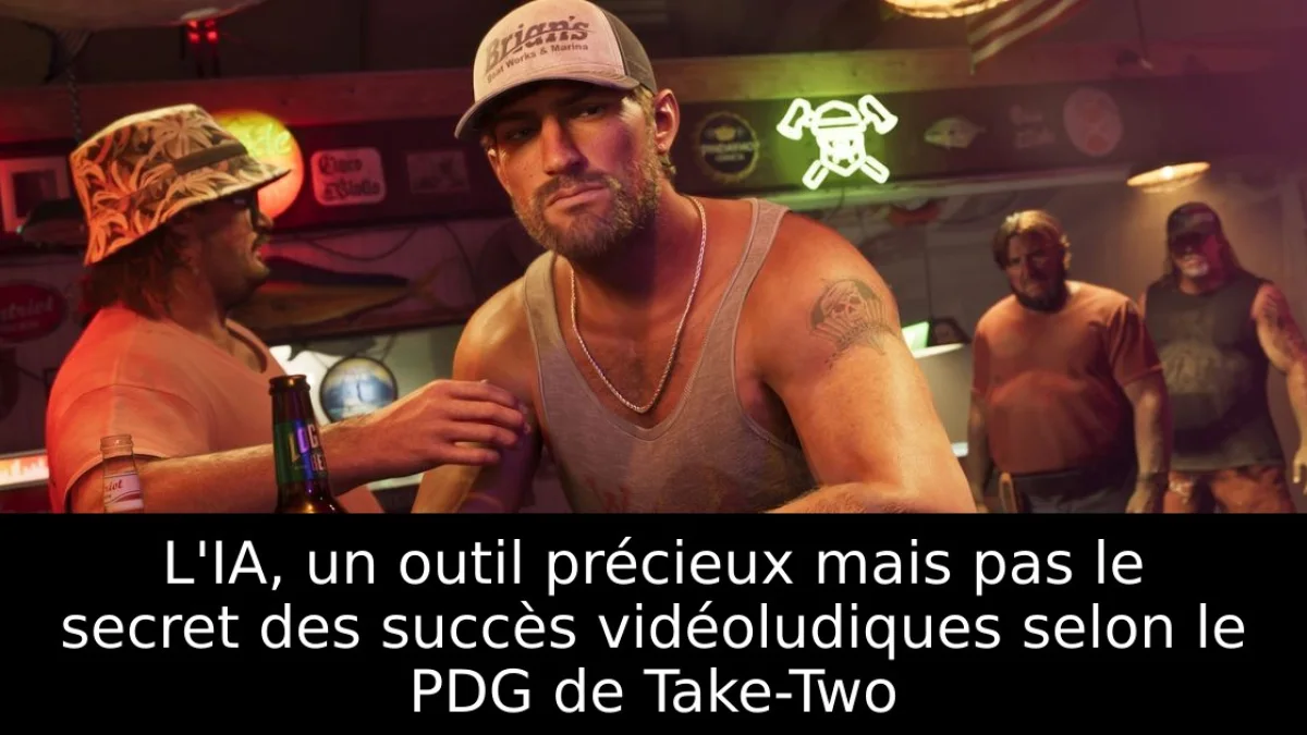 L'IA, un outil précieux mais pas le secret des succès vidéoludiques selon le PDG de Take-Two