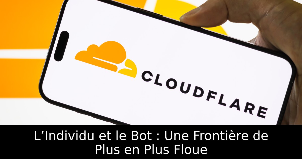 L’Individu et le Bot : Une Frontière de Plus en Plus Floue