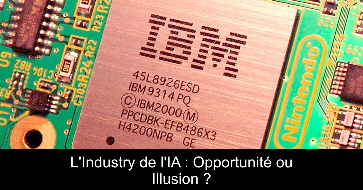 L'Industry de l'IA : Opportunité ou Illusion ?