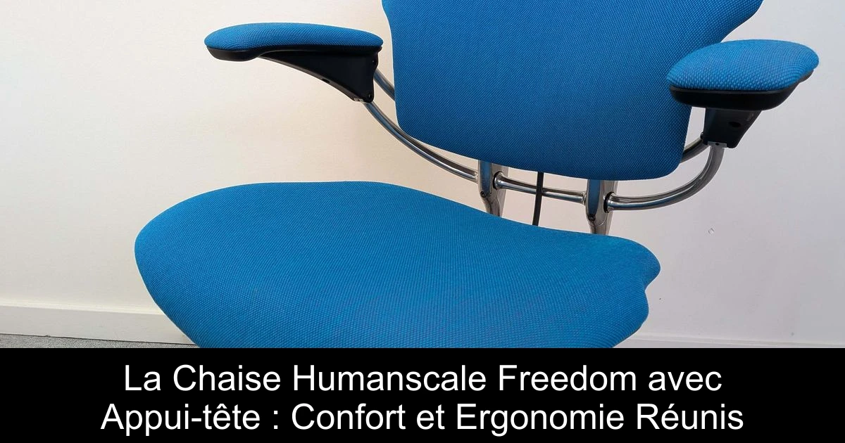 La Chaise Humanscale Freedom avec Appui-tête : Confort et Ergonomie Réunis