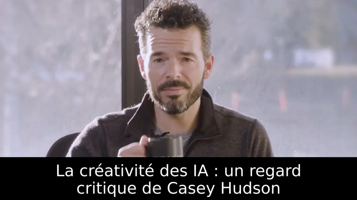 La créativité des IA : un regard critique de Casey Hudson