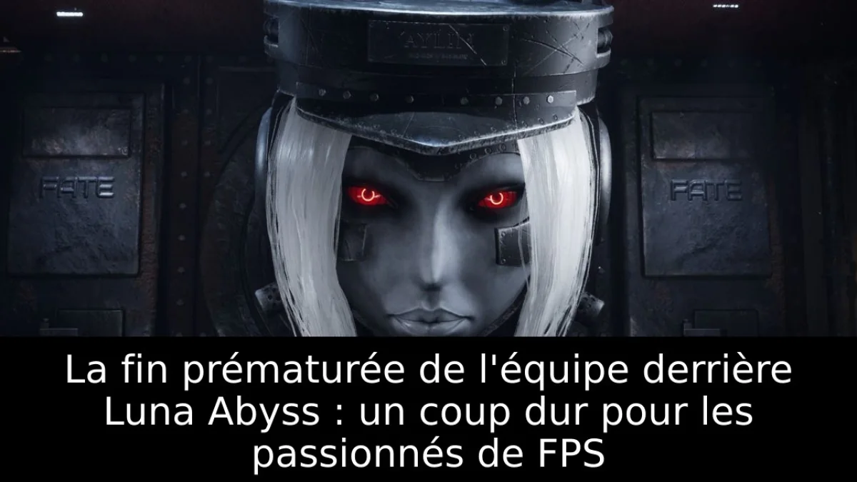 La fin prématurée de l'équipe derrière Luna Abyss : un coup dur pour les passionnés de FPS