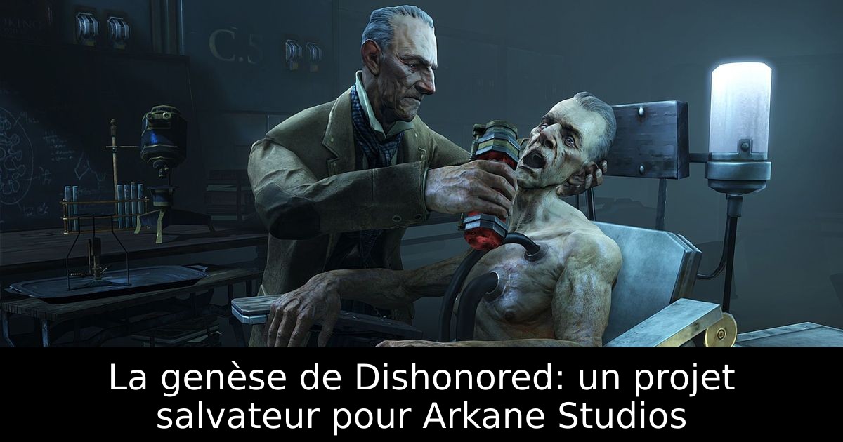 La genèse de Dishonored: un projet salvateur pour Arkane Studios