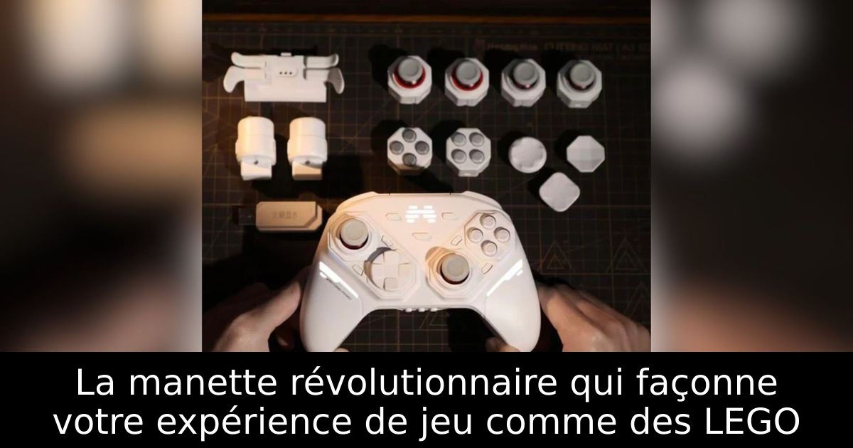 La manette révolutionnaire qui façonne votre expérience de jeu comme des LEGO
