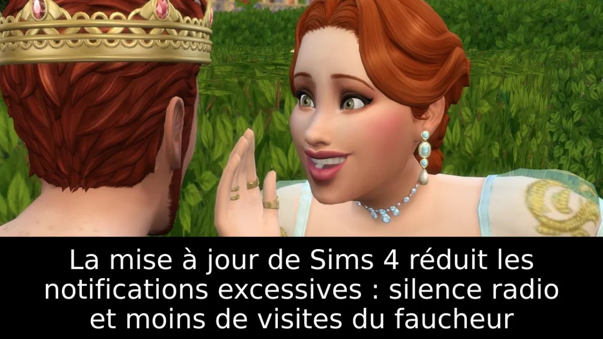 La mise à jour de Sims 4 réduit les notifications excessives : silence radio et moins de visites du faucheur