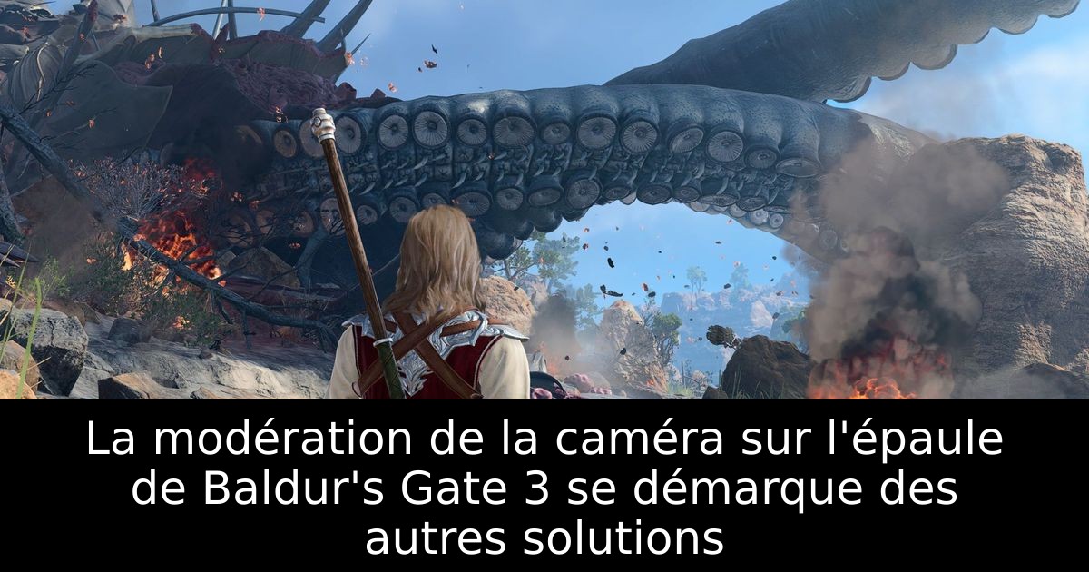 La modération de la caméra sur l'épaule de Baldur's Gate 3 se démarque des autres solutions