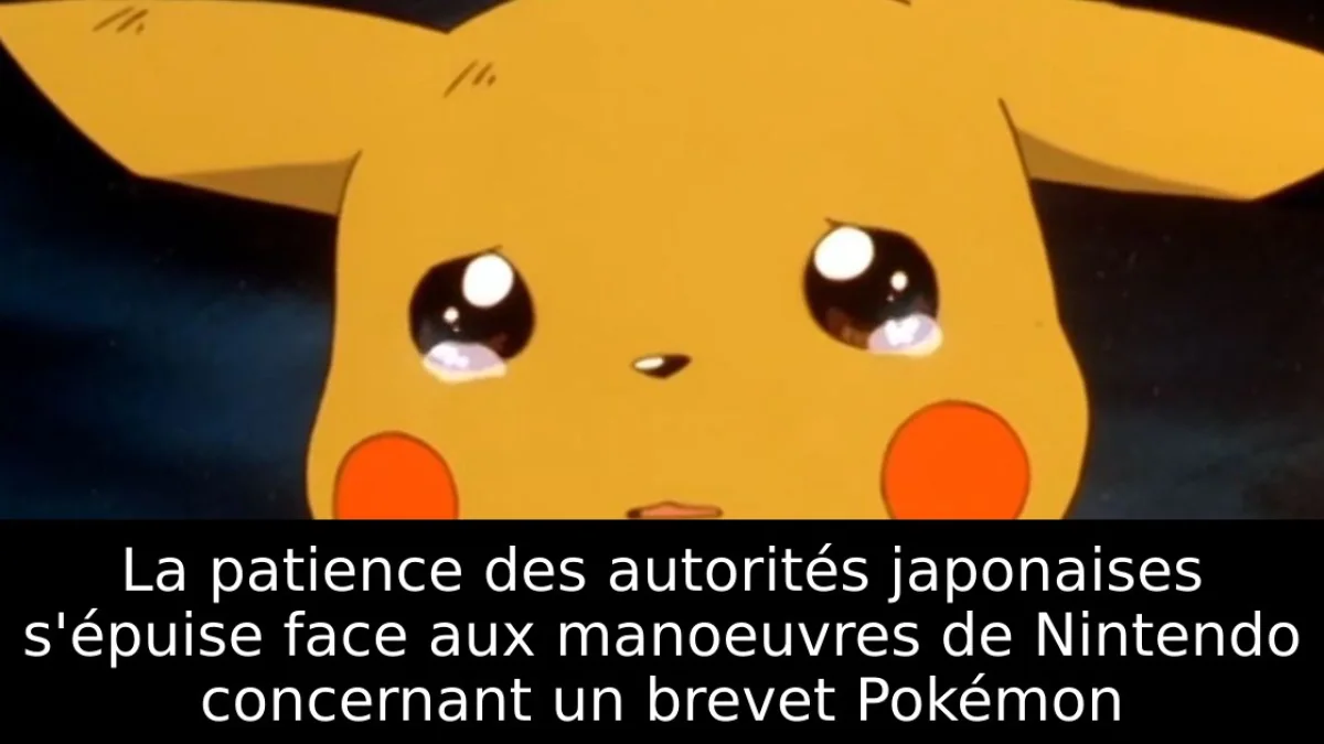 La patience des autorités japonaises s'épuise face aux manoeuvres de Nintendo concernant un brevet Pokémon