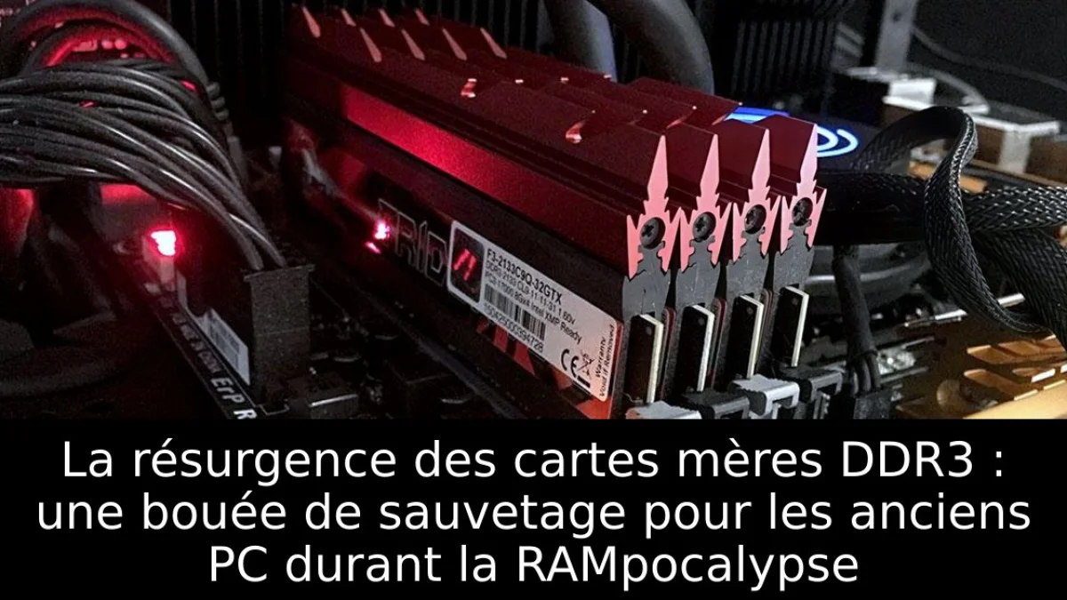 La résurgence des cartes mères DDR3 : une bouée de sauvetage pour les anciens PC durant la RAMpocalypse