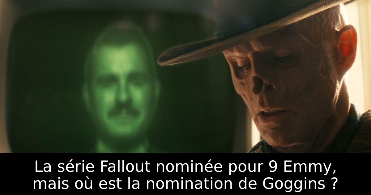 La série Fallout nominée pour 9 Emmy, mais où est la nomination de Goggins ?