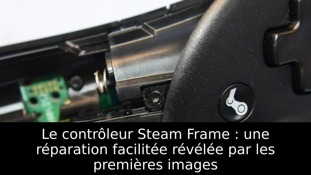 Le contrôleur Steam Frame : une réparation facilitée révélée par les premières images