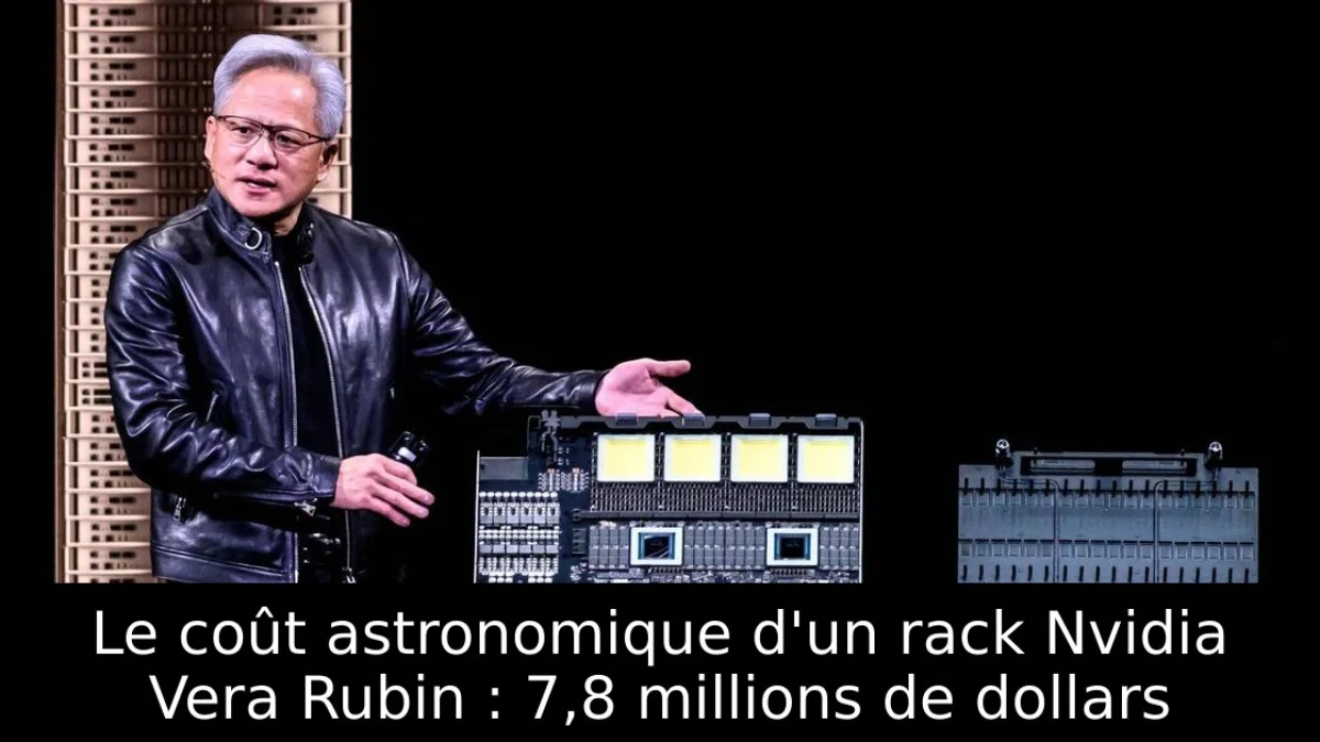 Le coût astronomique d'un rack Nvidia Vera Rubin : 7,8 millions de dollars