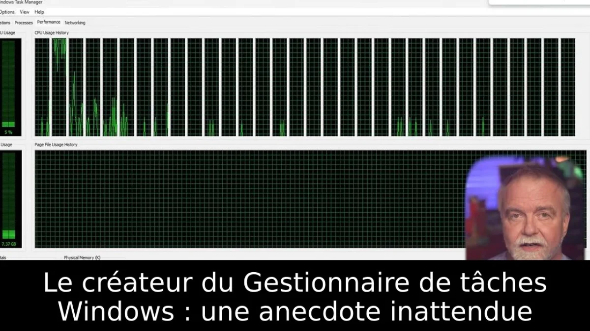 Le créateur du Gestionnaire de tâches Windows : une anecdote inattendue