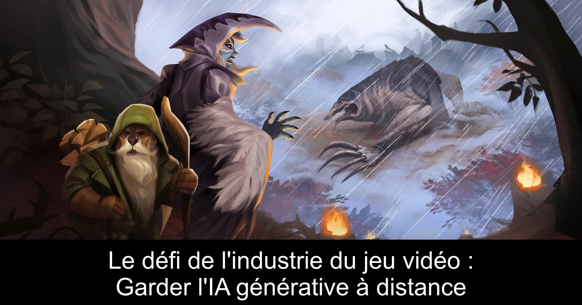 Le défi de l'industrie du jeu vidéo : Garder l'IA générative à distance