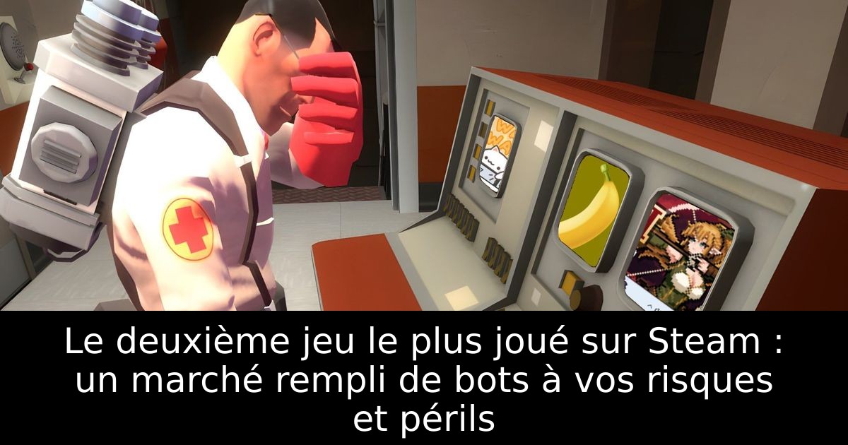 Le deuxième jeu le plus joué sur Steam : un marché rempli de bots à vos risques et périls