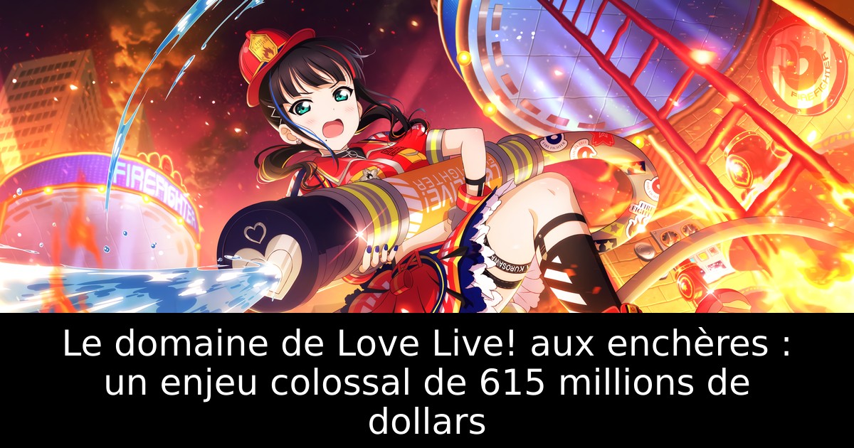 Le domaine de Love Live! aux enchères : un enjeu colossal de 615 millions de dollars