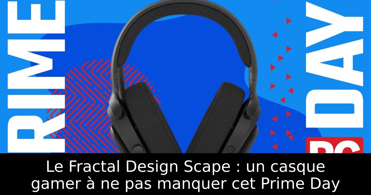 Le Fractal Design Scape : un casque gamer à ne pas manquer cet Prime Day