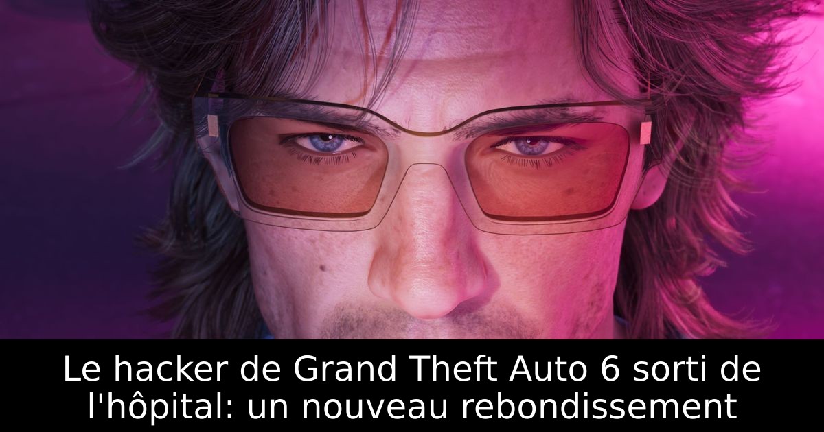 Le hacker de Grand Theft Auto 6 sorti de l'hôpital: un nouveau rebondissement