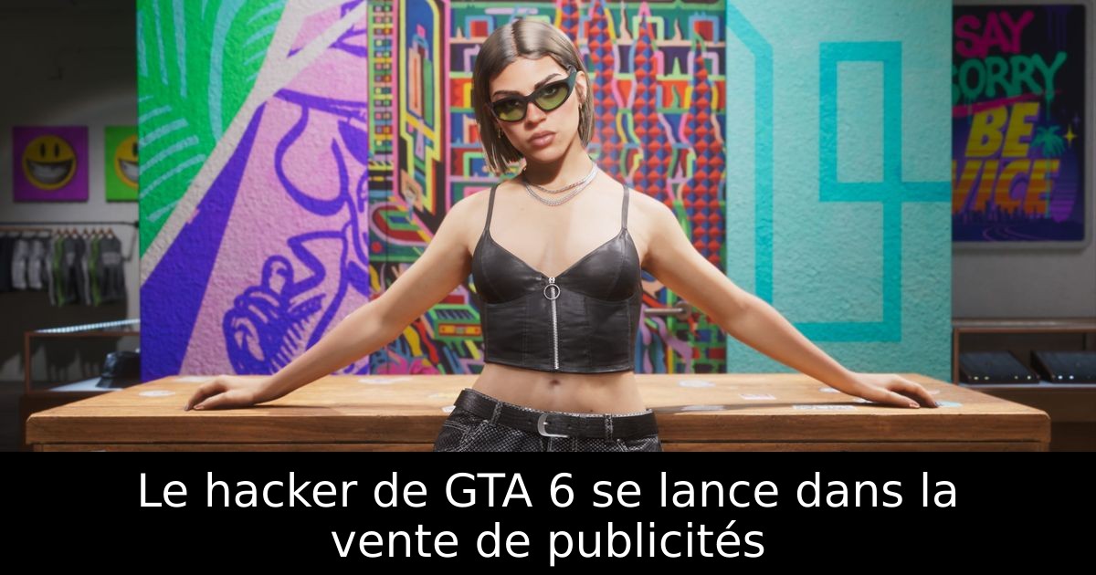 Le hacker de GTA 6 se lance dans la vente de publicités