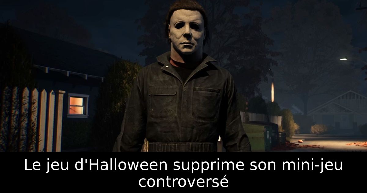 Le jeu d'Halloween supprime son mini-jeu controversé