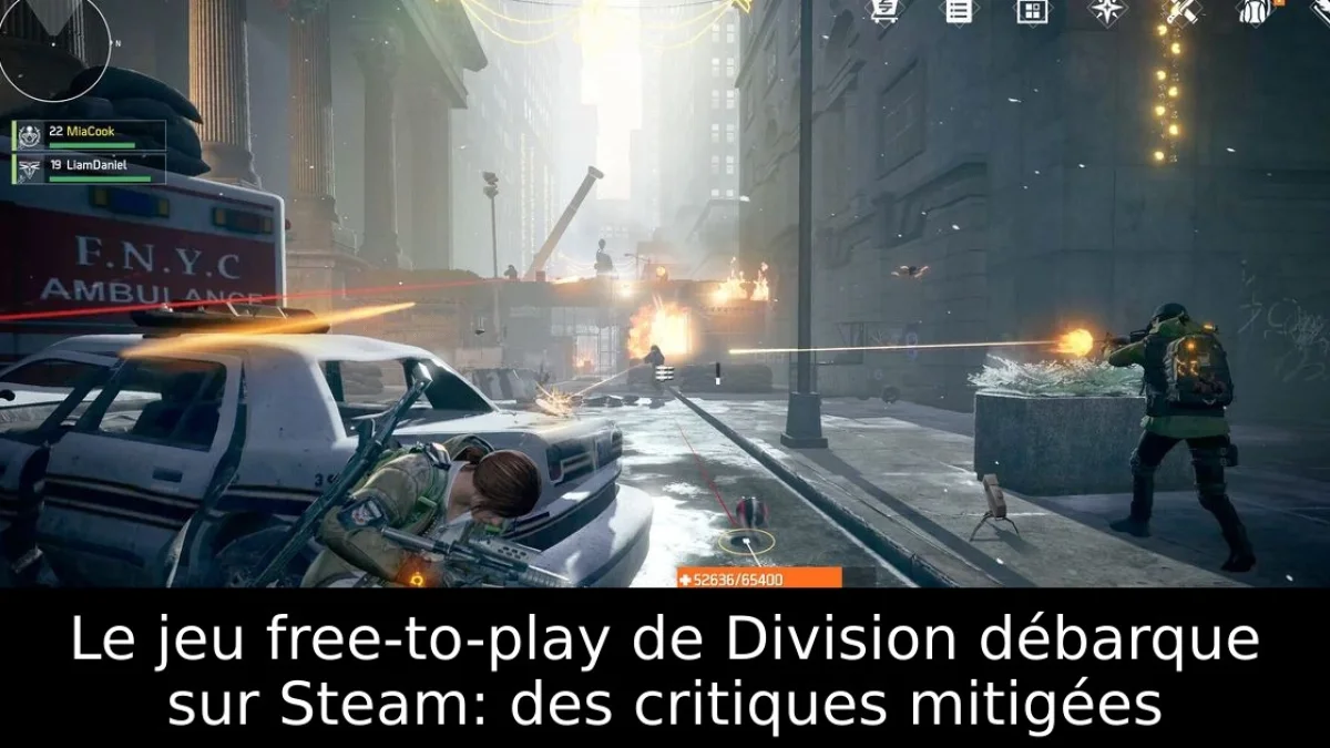 Le jeu free-to-play de Division débarque sur Steam: des critiques mitigées