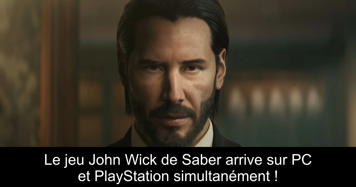 Le jeu John Wick de Saber arrive sur PC et PlayStation simultanément !