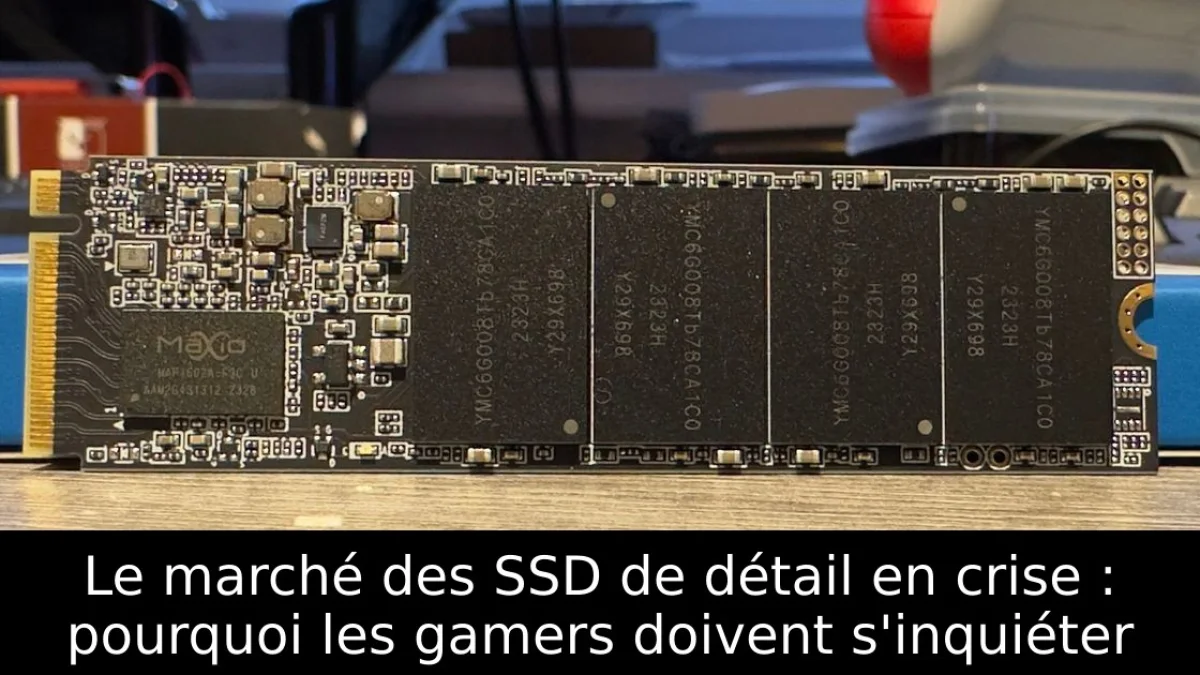 Le marché des SSD de détail en crise : pourquoi les gamers doivent s'inquiéter