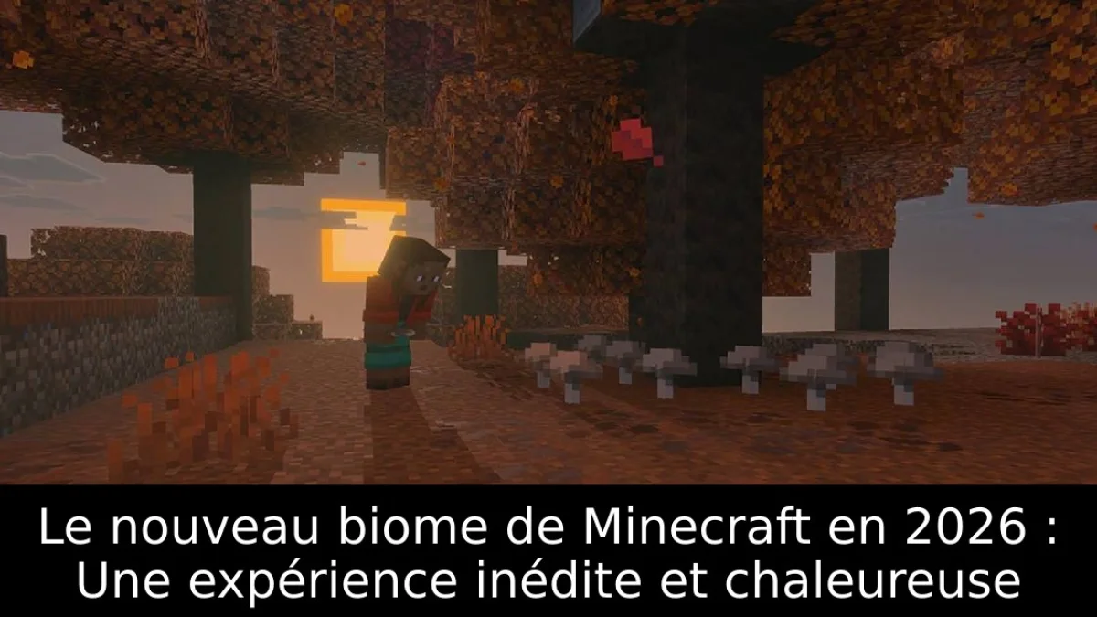 Le nouveau biome de Minecraft en 2026 : Une expérience inédite et chaleureuse