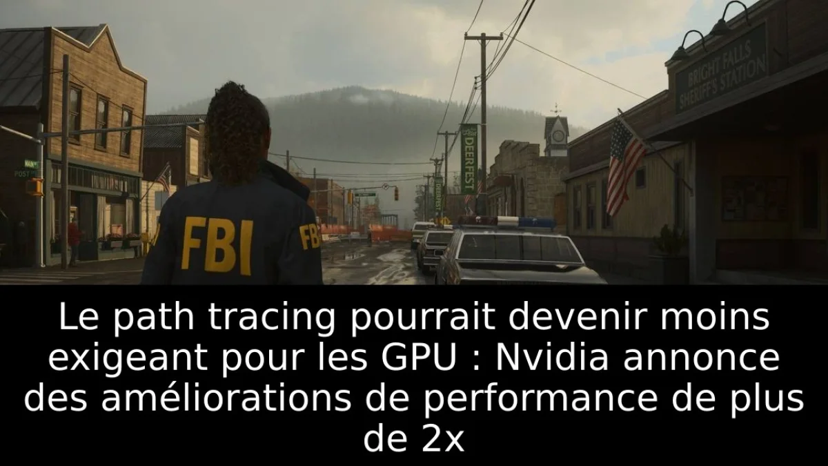 Le path tracing pourrait devenir moins exigeant pour les GPU : Nvidia annonce des améliorations de performance de plus de 2x