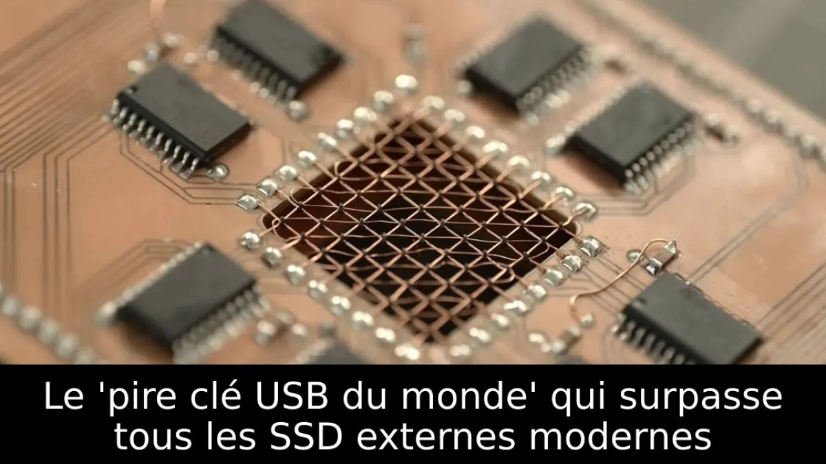 Le 'pire clé USB du monde' qui surpasse tous les SSD externes modernes
