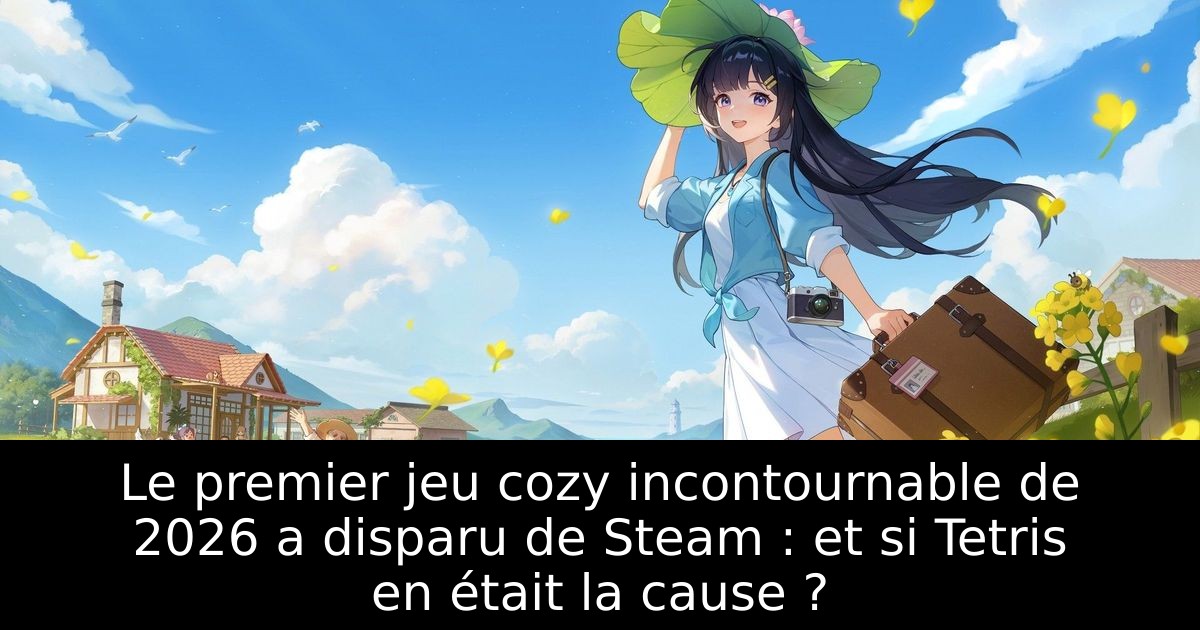 Le premier jeu cozy incontournable de 2026 a disparu de Steam : et si Tetris en était la cause ?