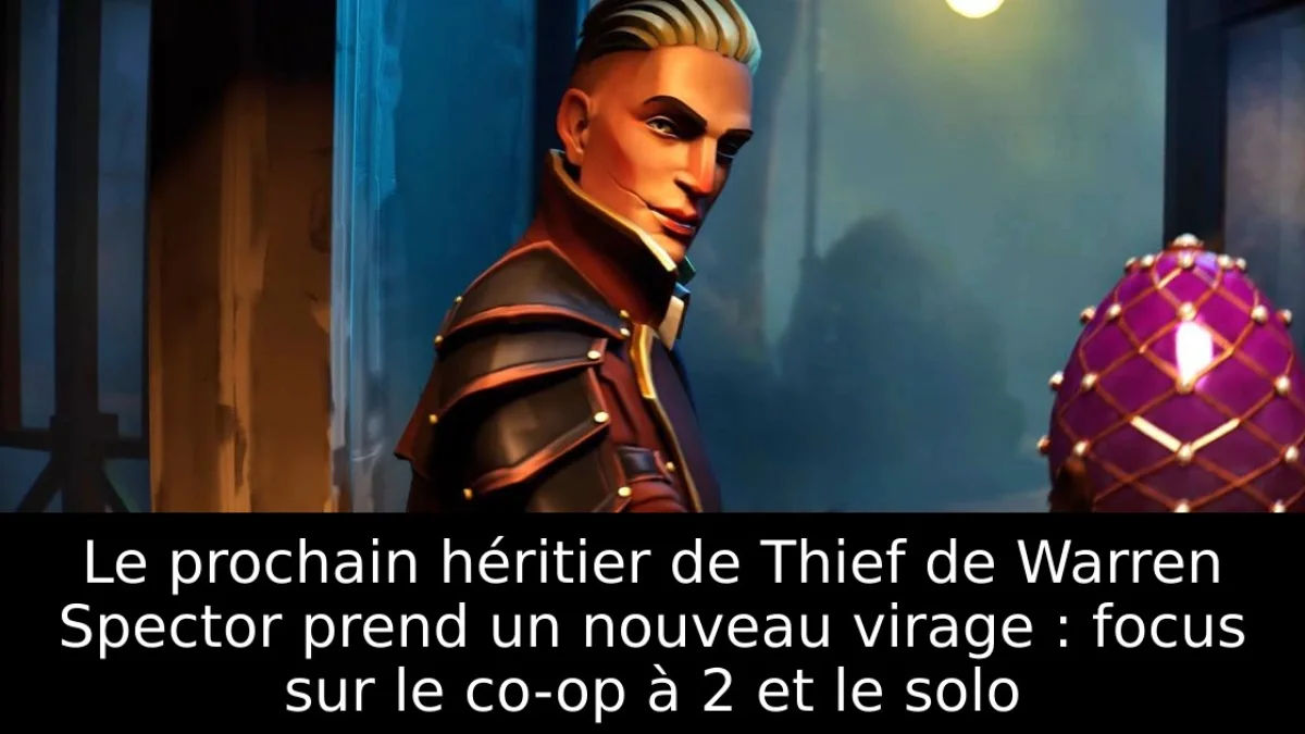 Le prochain héritier de Thief de Warren Spector prend un nouveau virage : focus sur le co-op à 2 et le solo