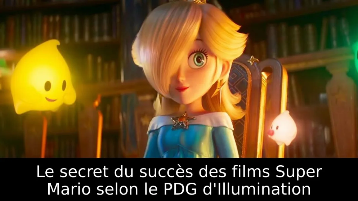 Le secret du succès des films Super Mario selon le PDG d'Illumination