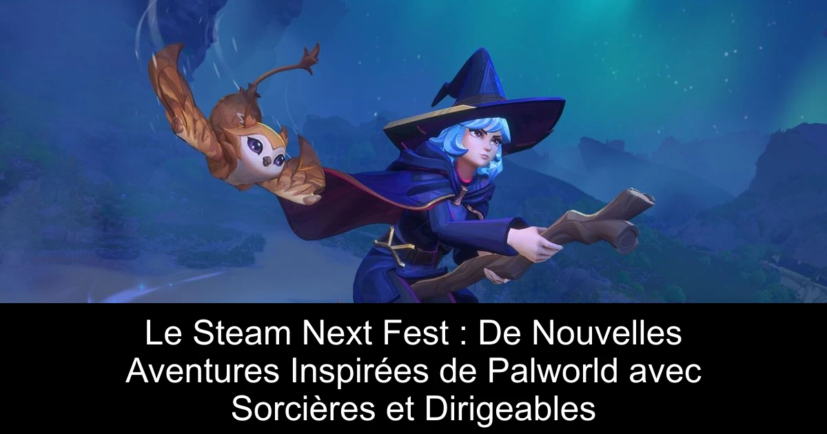 Le Steam Next Fest : De Nouvelles Aventures Inspirées de Palworld avec Sorcières et Dirigeables